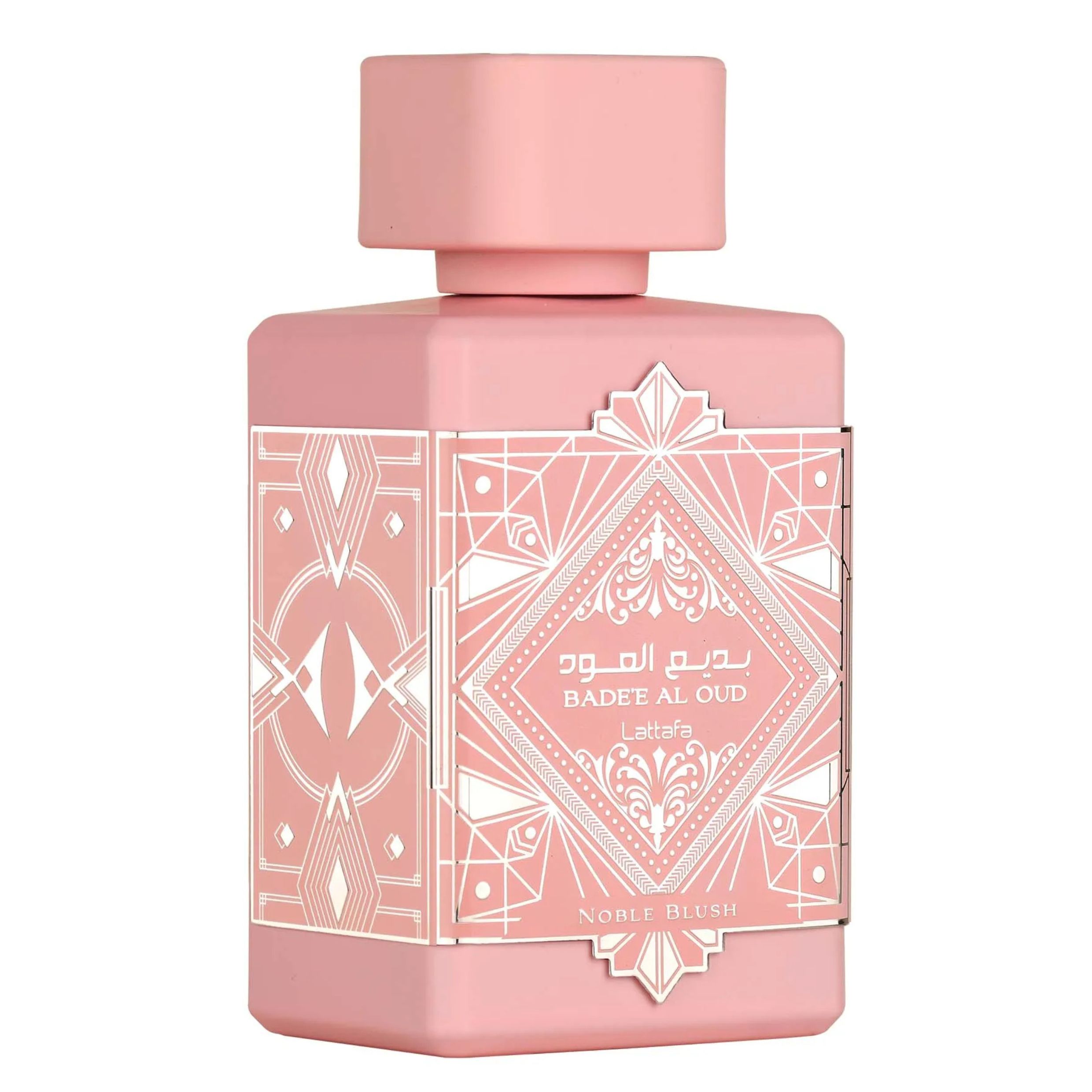 Lattafa Bade'e Al Oud Noble Blush Eau de Perfum Lattafa Bade'e Al Oud Noble Blush Eau de Perfum in front side